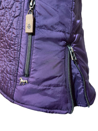 Lauria Garelli Women's Fleece Lined Vest - Size Small / Purple