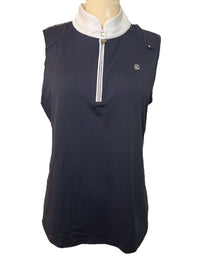Cavallo Women's Sava Sleeveless Show Shirt - Dark Blue / Size US 16 (44) NEW