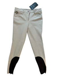 Equiline Atrik Women's Knee Grip Breeches Beige / Size IT 46 (US 30) NEW