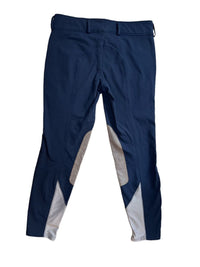 RJ Classics Girls Harrisburg Knee Patch Breeches - Navy / Size 16 R