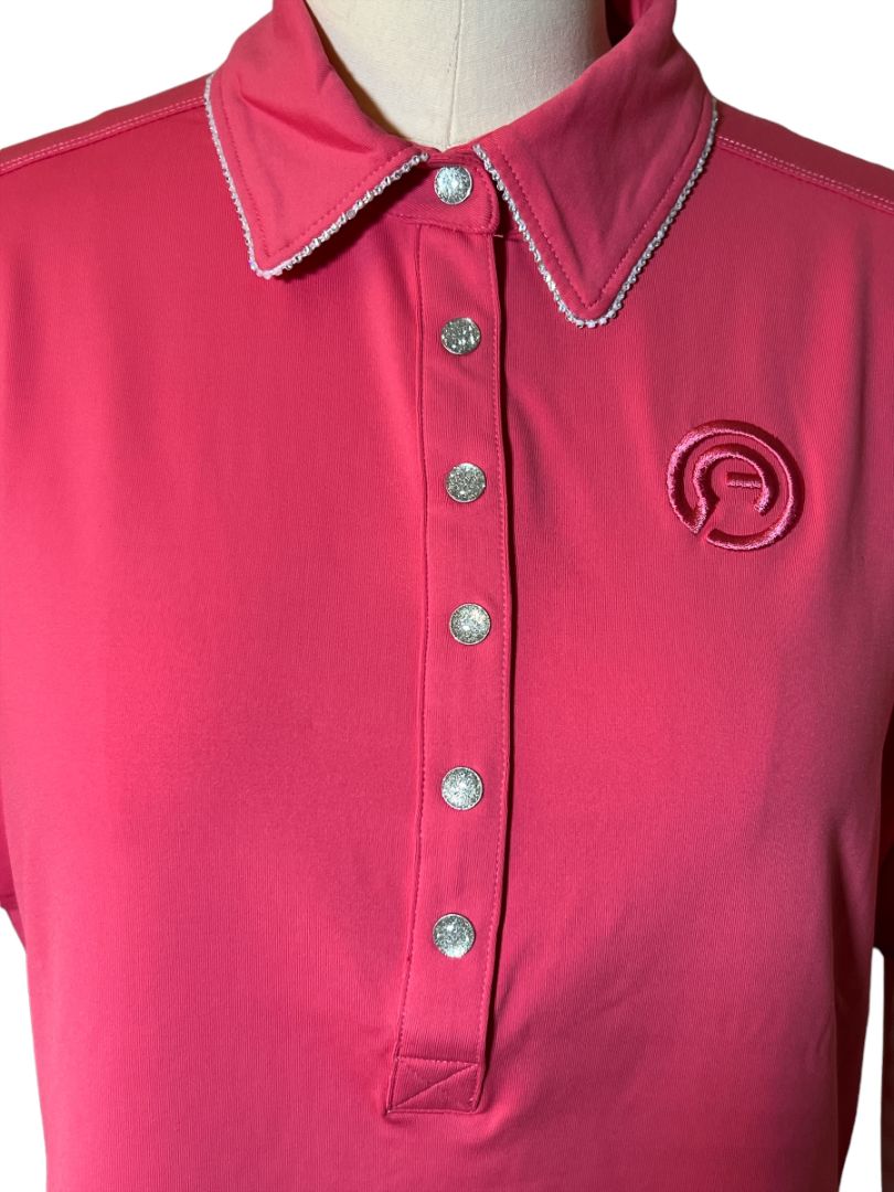 ANKY Short Sleeve Polo - Size US 10 (Large) Party Punch NEW
