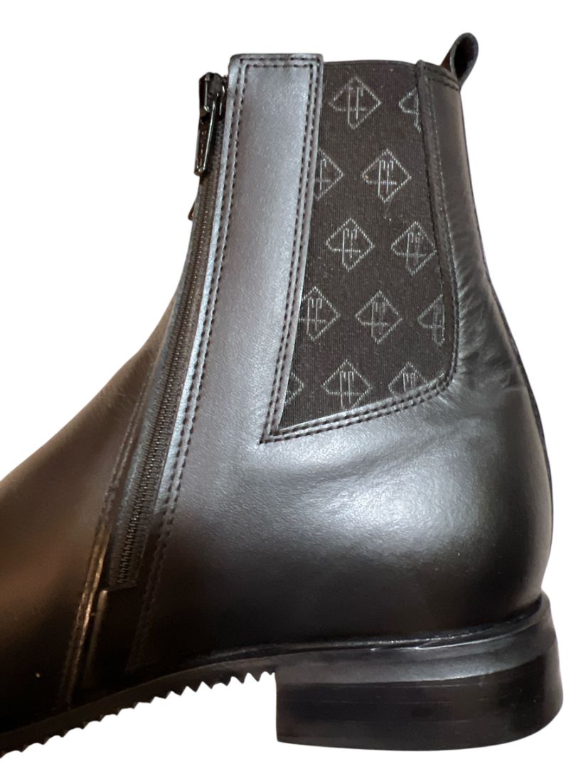 Fabbri B Zip Women's Paddock Boot - Black Size EU 39  (US 8.5) NEW