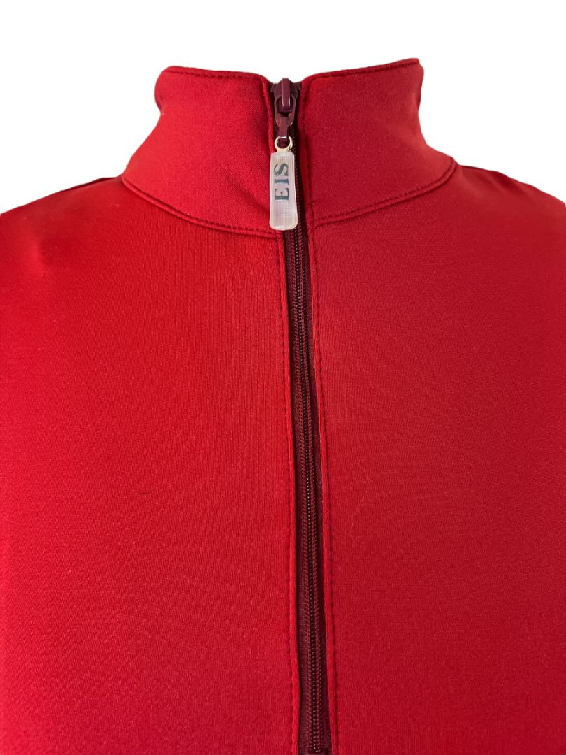 EIS Women's Long Sleeve Quarter Zip Sun Shirt - Red / Size Extra Small XS