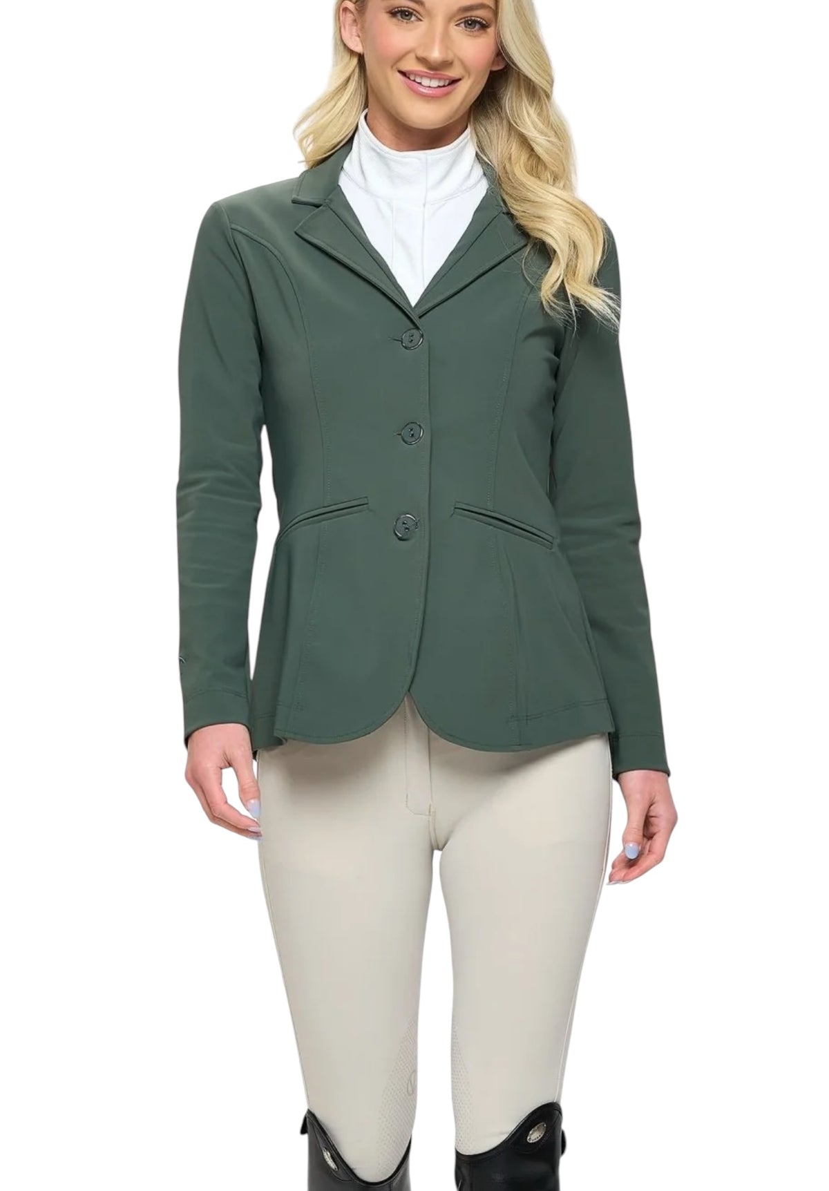 Calverro The Original Perfect Show Coat Jacket- Sage / Size US 14