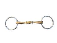 Anatomical Brass Loose Ring Snaffle Bit 5 1/2"