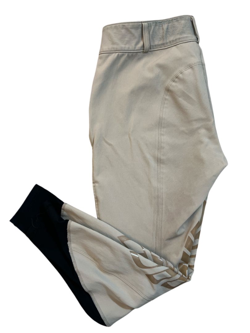 Struck Women's 50 Series Knee Grip Breeches - Beige / Size US 34