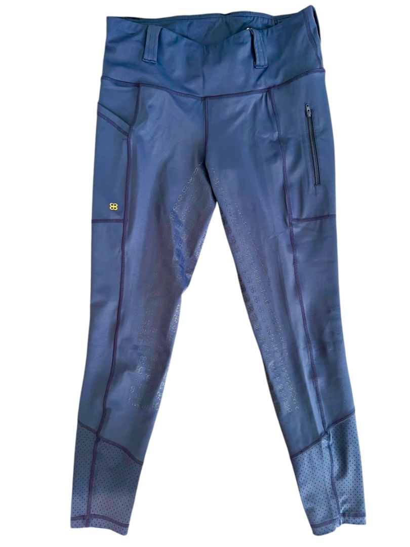 Barn and Beyond Equestrian The Sydney Full Grip Seat Legging Breeches - Navy / Size XS NEW