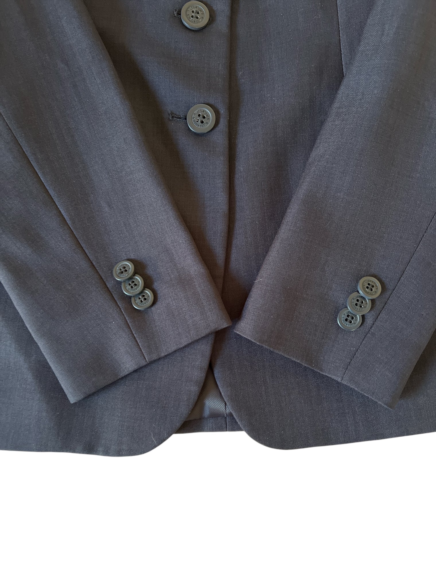 RJ Classics Girls Youth Hampton Show Coat - Navy / Size 16 R
