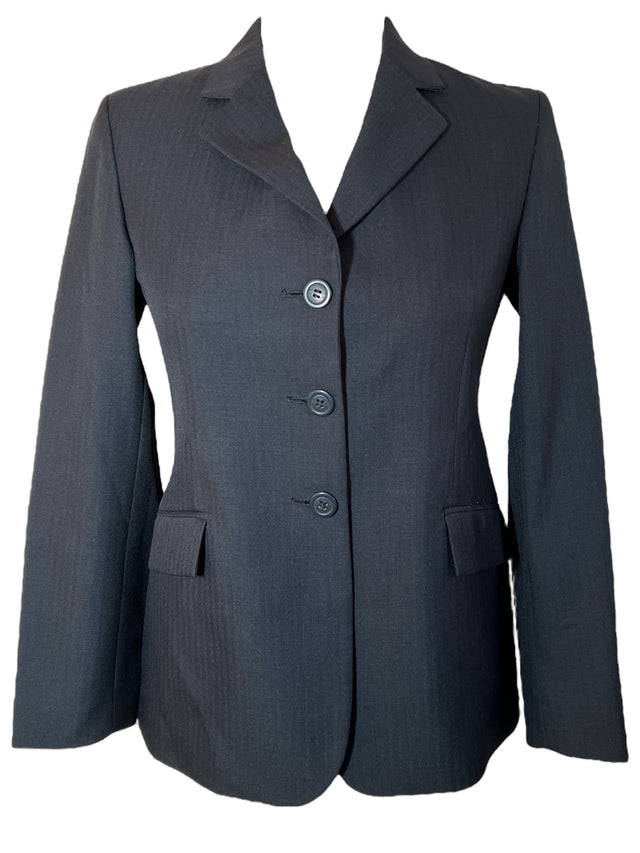 RJ Classics Girls Youth Hampton Show Coat - Navy / Size 16 R