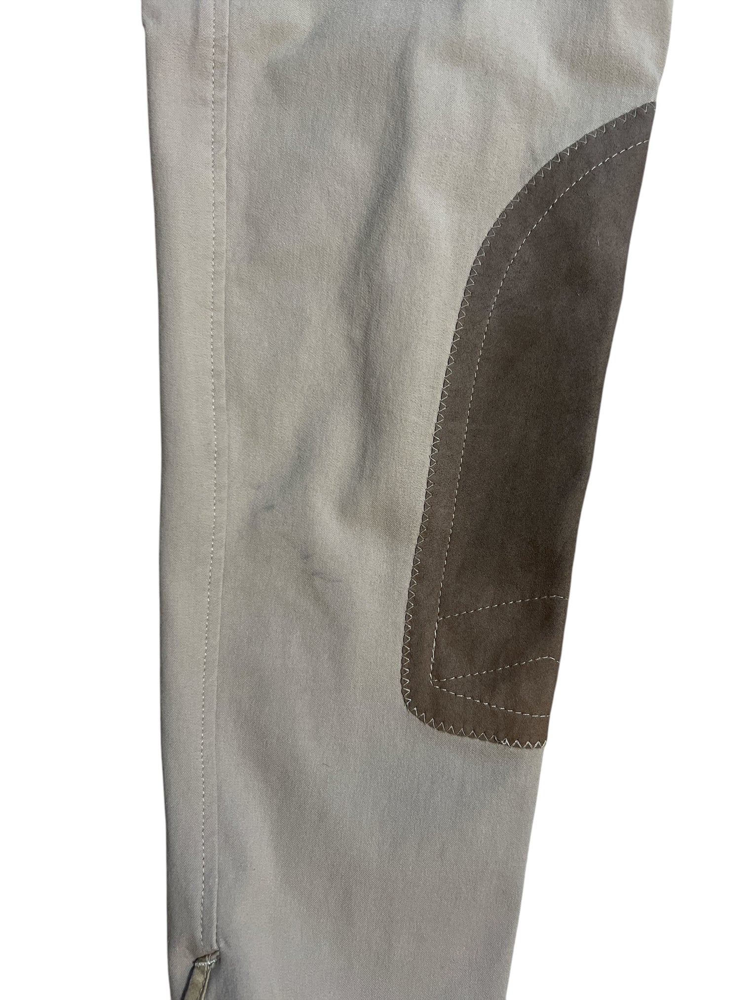Tailored Sportsman Girls Side Zip Trophy Breech - Tan / Size 16