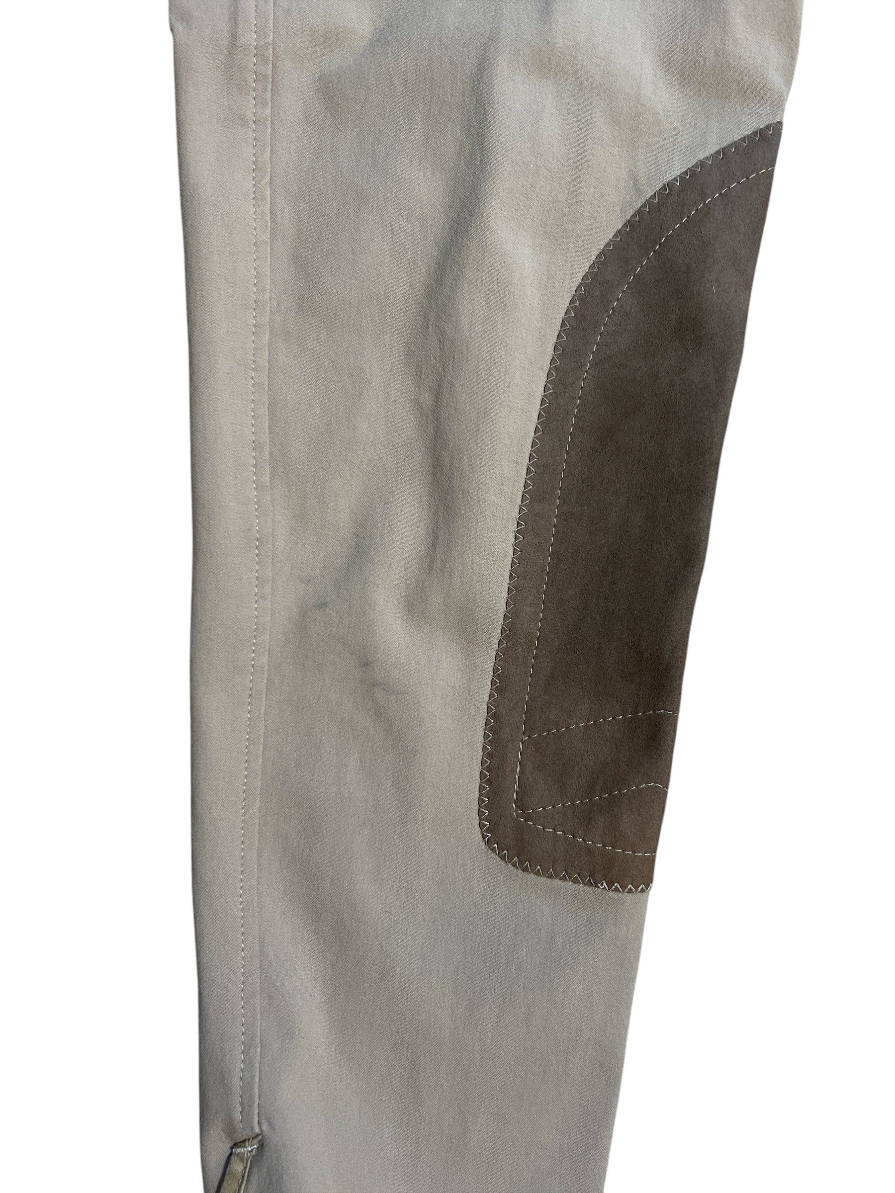 Tailored Sportsman Girls Side Zip Trophy Breech - Tan / Size 16