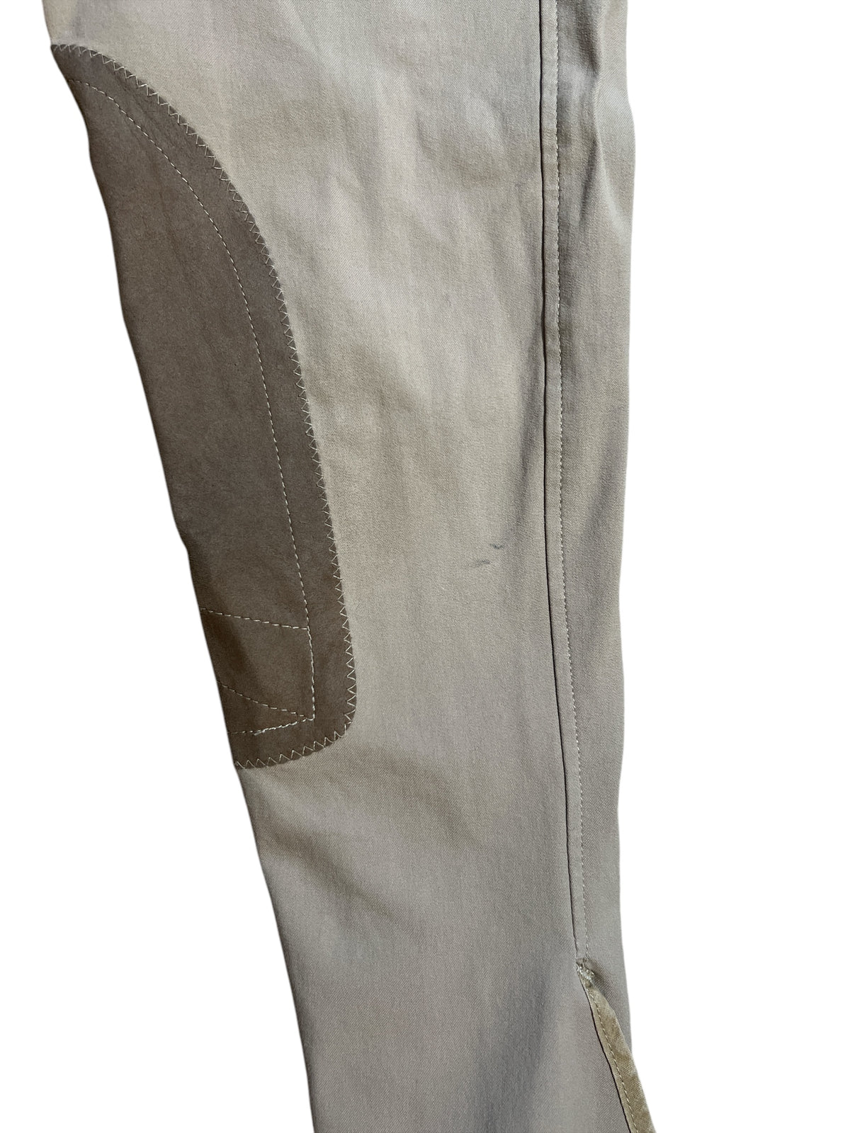 Tailored Sportsman Girls Side Zip Trophy Breech - Tan / Size 16