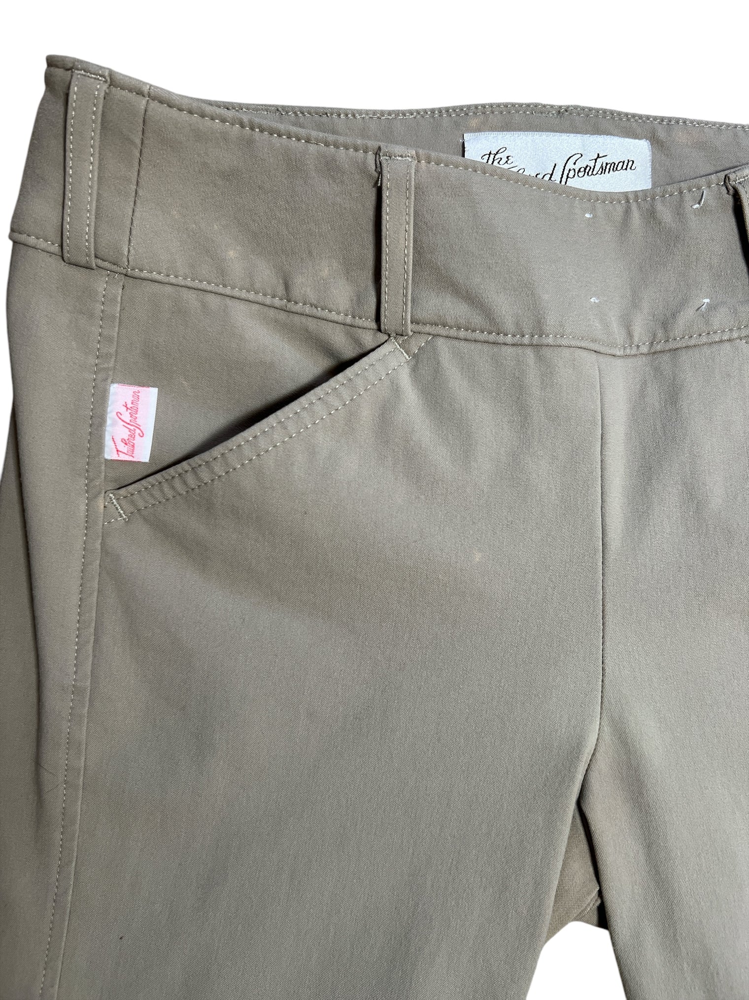 Tailored Sportsman Girls Side Zip Trophy Breech - Tan / Size 16
