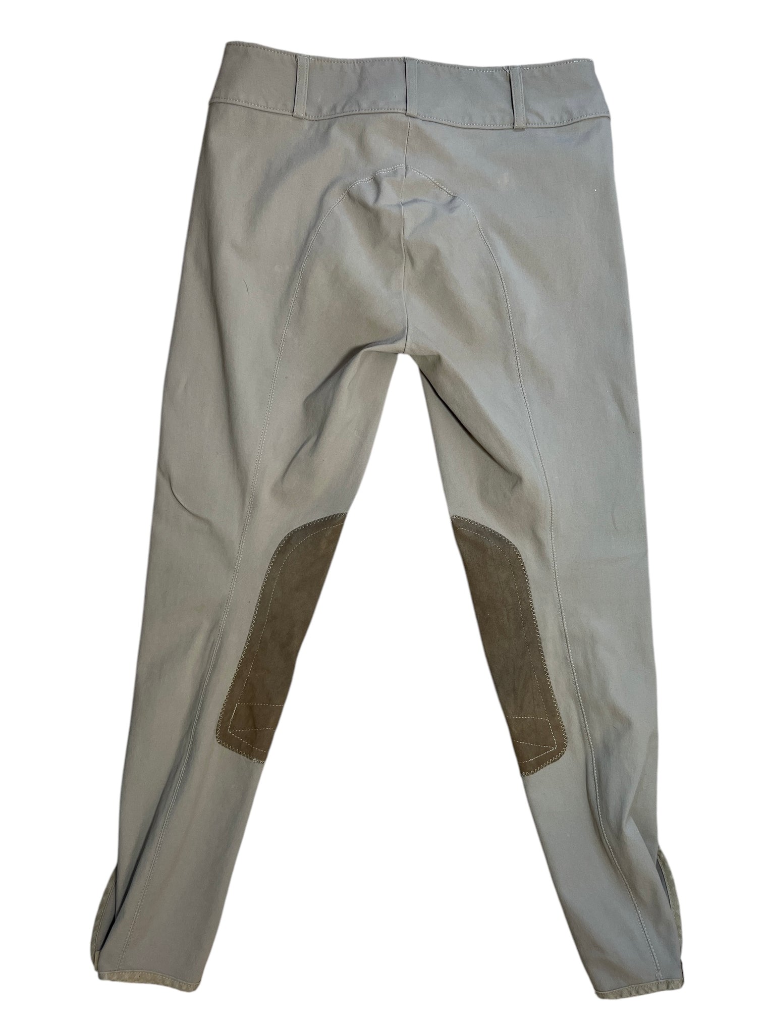 Tailored Sportsman Girls Side Zip Trophy Breech - Tan / Size 16