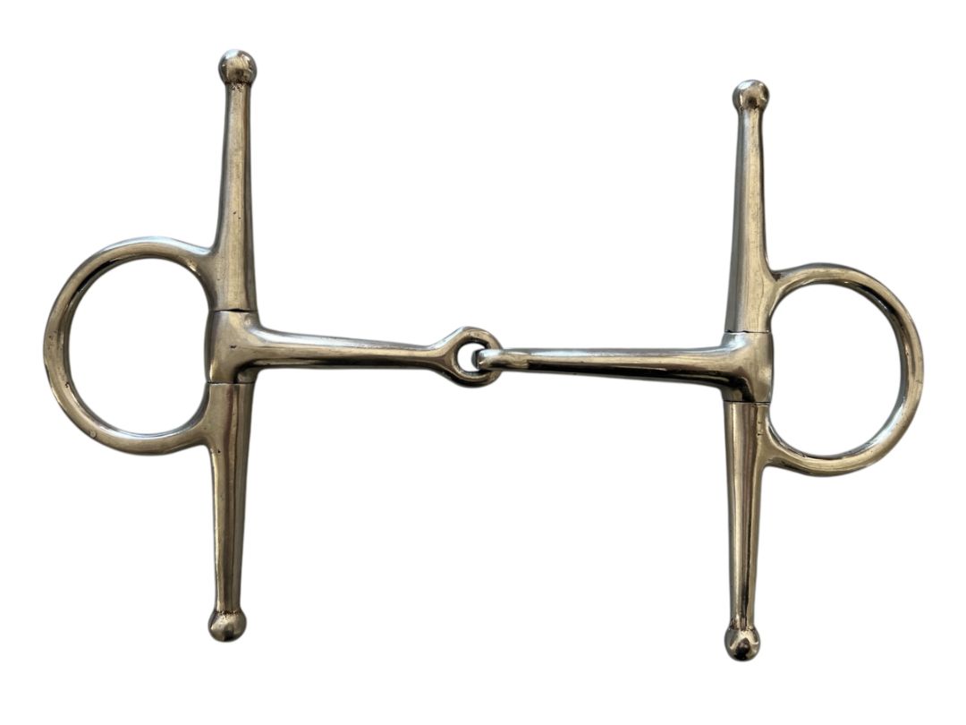 Full Cheek Stainless Steel Snaffle Bit - Size 5 1/4" NEW