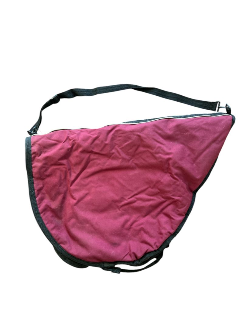 Fleece Lined Saddle Cover - Burgundy