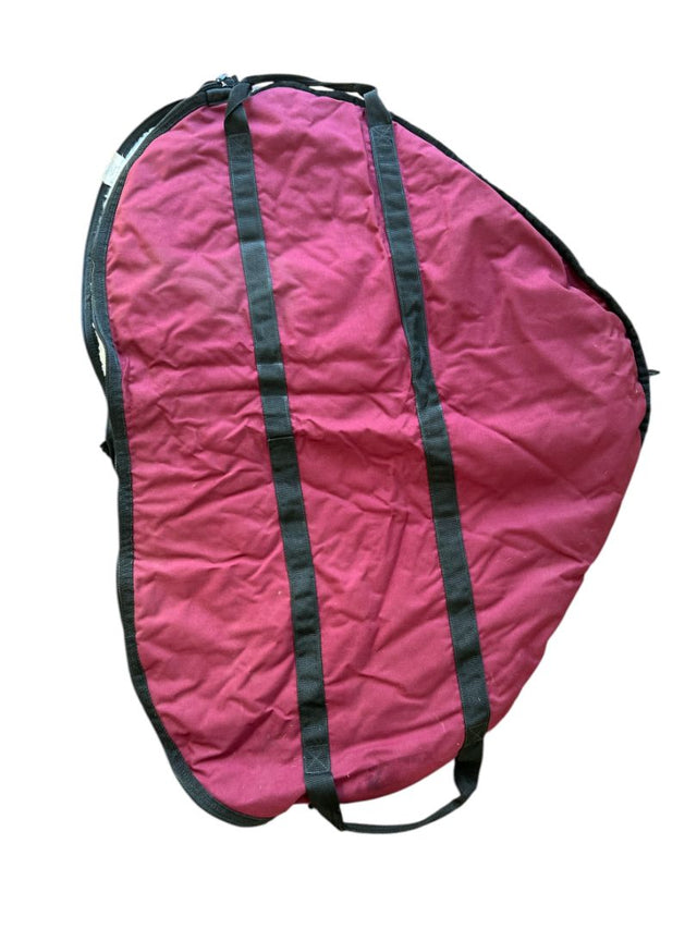 Fleece Lined Saddle Cover - Burgundy
