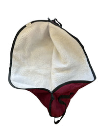Fleece Lined Saddle Cover - Burgundy