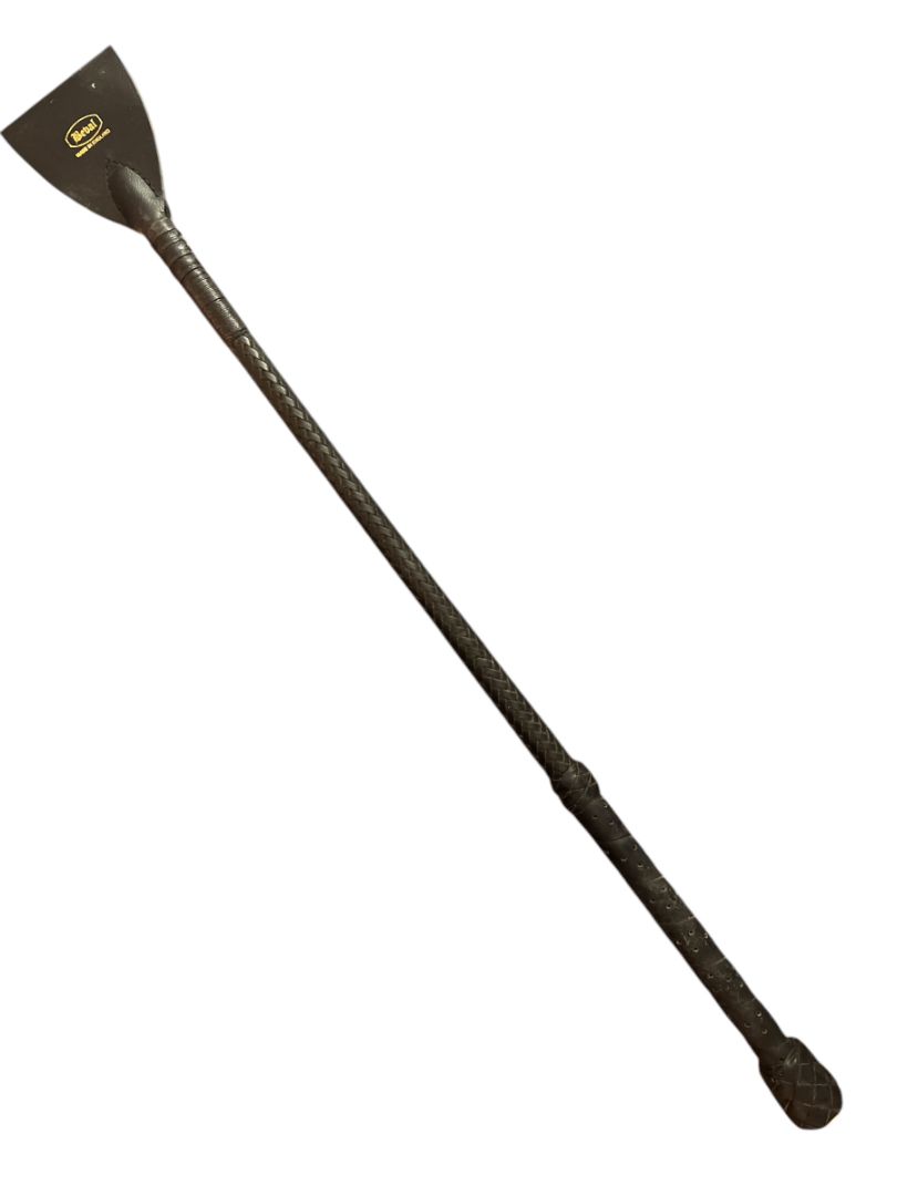 Beval Plaited Riding Crop 20" / Black
