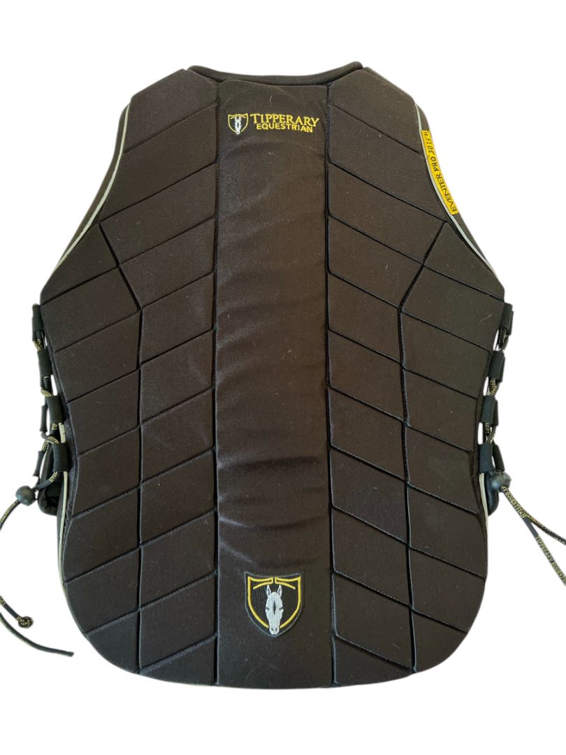 Tipperary Eventer Pro Safety Vest Black  / Black Size Medium (38)