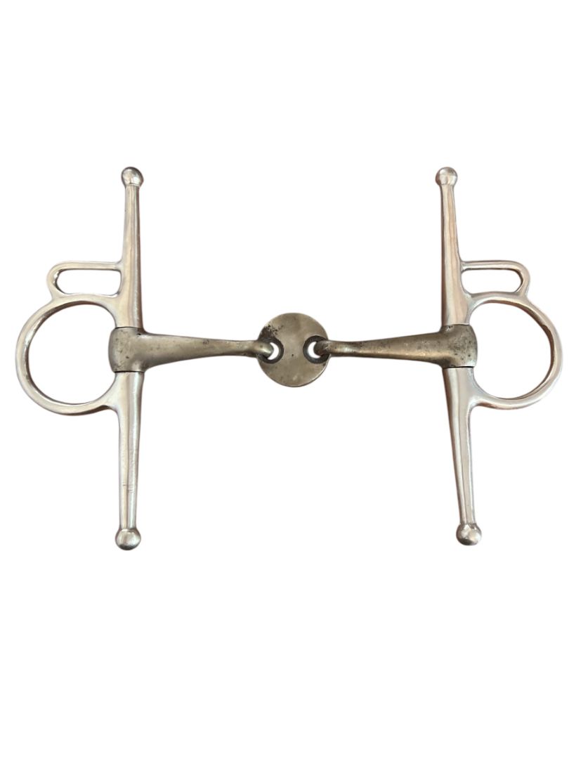 Sweet Iron Modified Full Cheek Bit With Disk Link / Size 5"