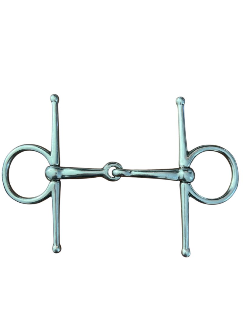 Eldonian Full Cheek Snaffle Bit - Size 4 1/4"