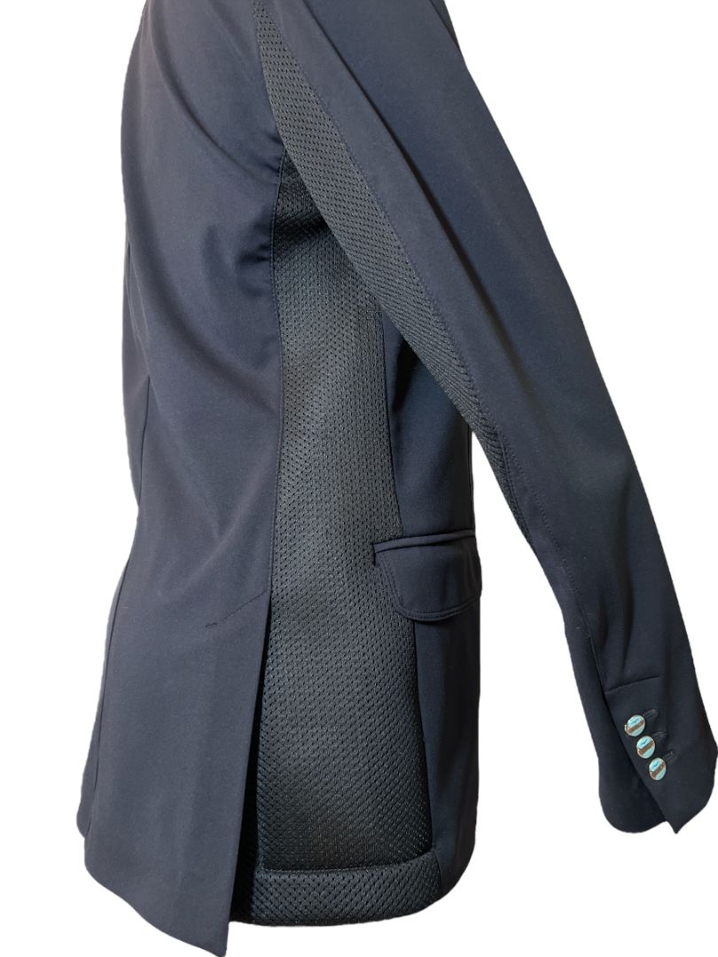 Animo Mens Ikko Competition Show Coat Jacket - Black / Size IT 44