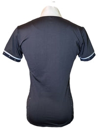 Equithème Short Sleeve Competition Show Shirt - Navy / Size Small