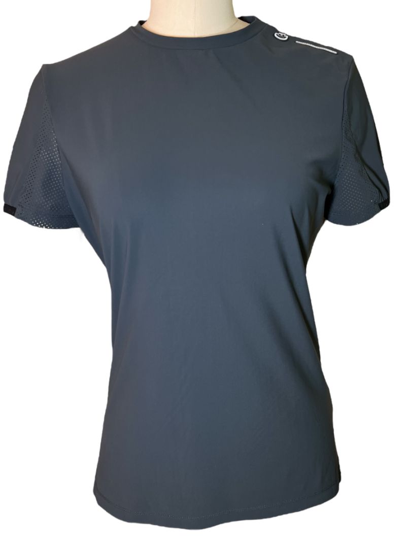 Cavalleria Toscana Women's R-EVO Tech Training Shirt - Grey / Size Large