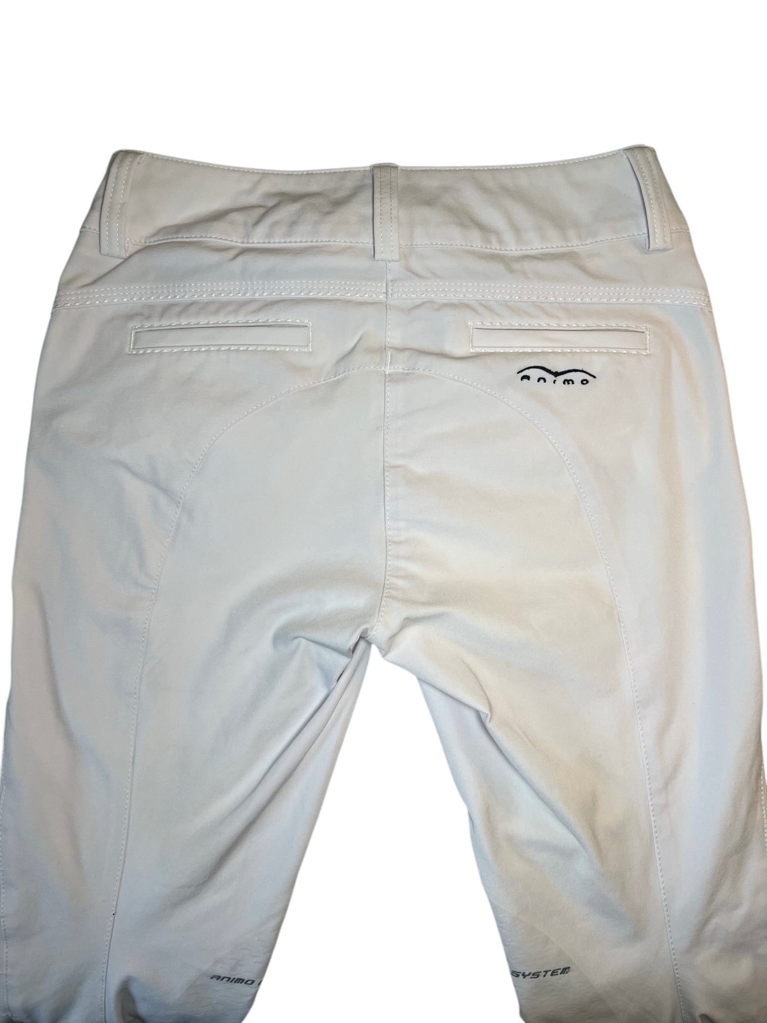 Animo Naspre Women's Knee Grip Breeches -  White / Size IT40 (US26)