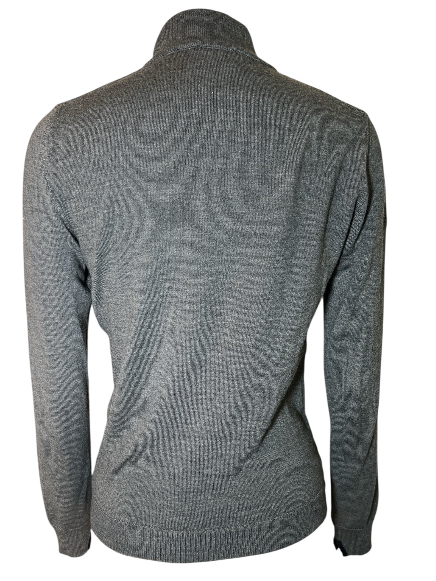 Cavalleria Toscana Women's Wool Honeycomb Sweater - Grey / Size XS