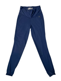 Horze Juliet Women's Hyper Flex Knee Grip Tights - Navy Blue /  Size US 24