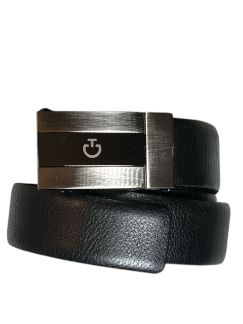 Cavalleria Toscana Women's / Men's Reversible Leather Belt - Black/Brown / Size Large