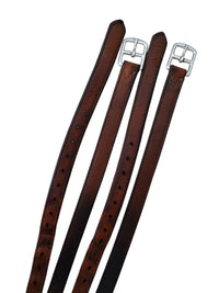 Butet Lined Stirrup Leathers - Gold / Size 54" / 135 CM