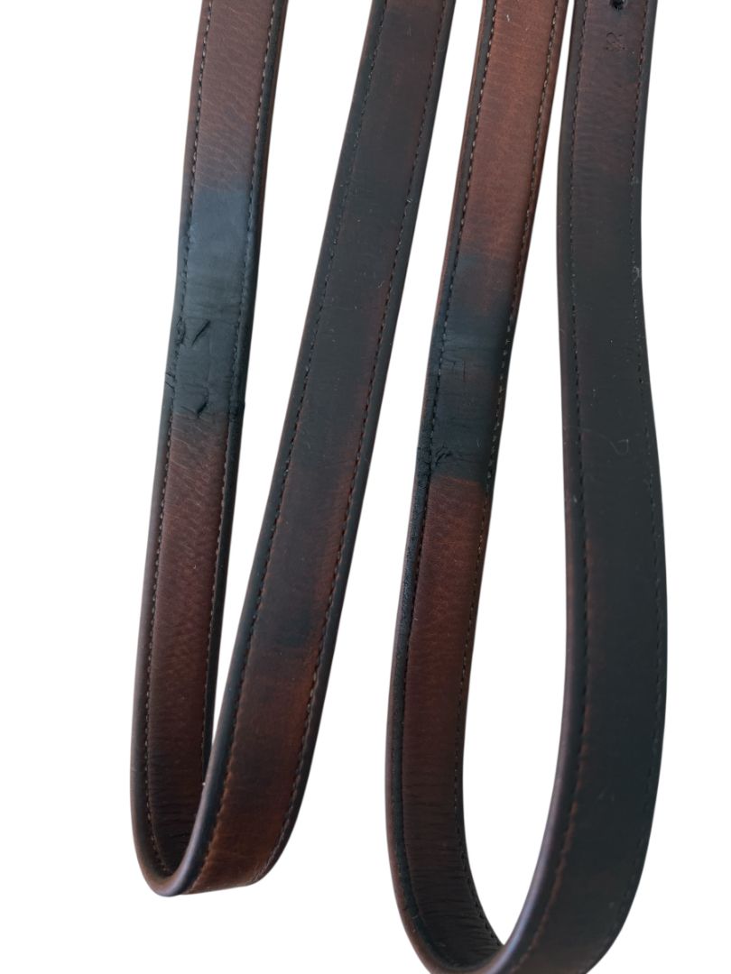 Butet Lined Stirrup Leathers - Gold / Size 54" / 135 CM