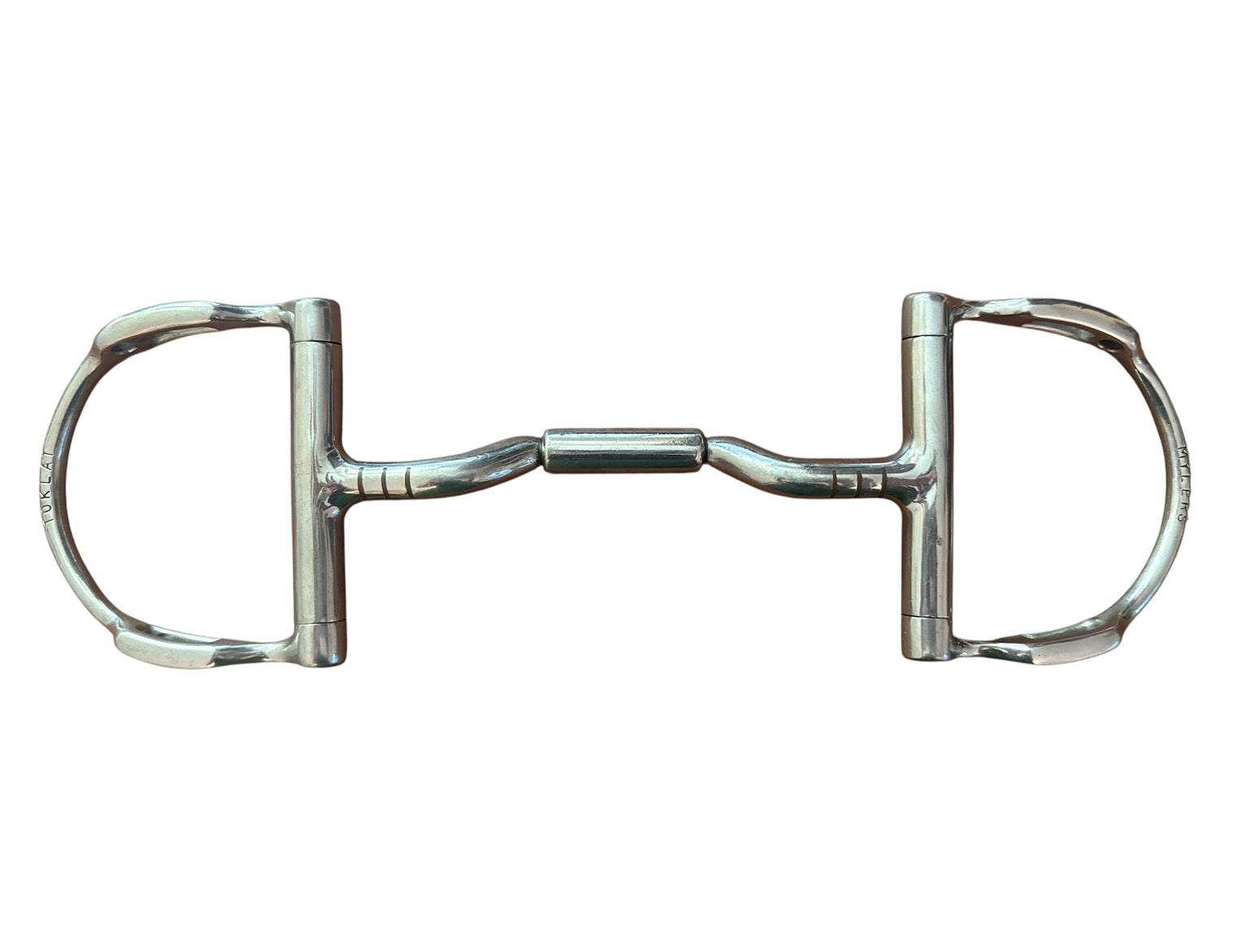 Myler D Ring Low Port Bit 5 1/2" with Hooks