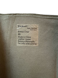 Ariat Breeze Unisex Half Chap - Black / Size XS / Short