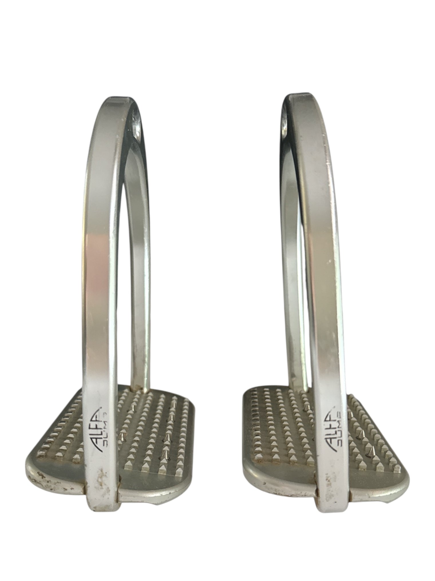 Alfa Jump Inclined Grip Stirrups - Size Large 4 3/4" (Hunter Approved)