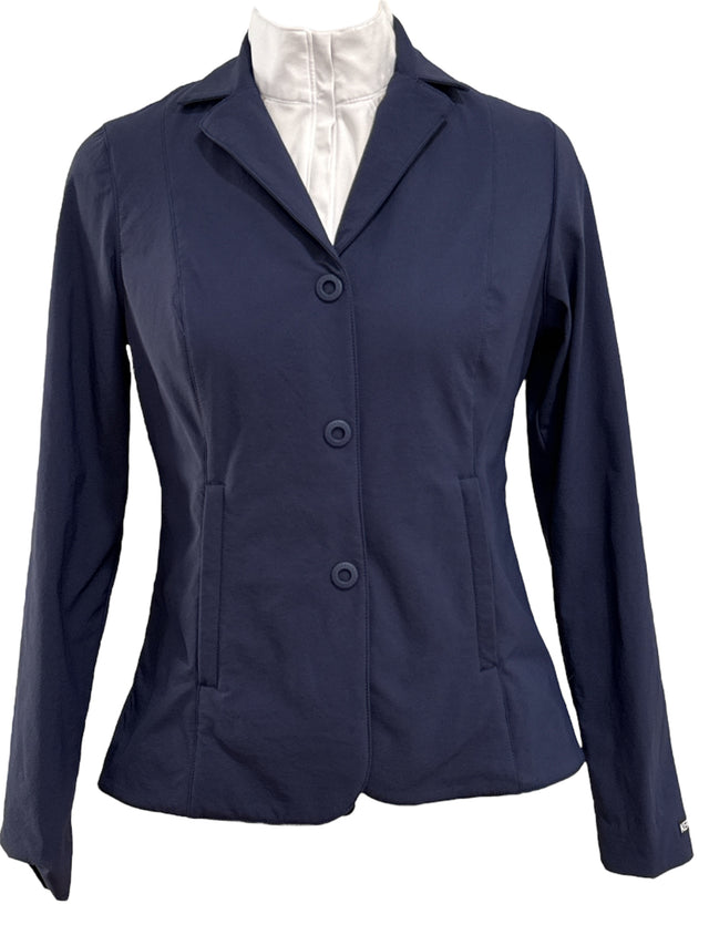 Kerrits Women's Stretch Competitor Show Coat - 3 Snap Navy Blue Size Small / Petite