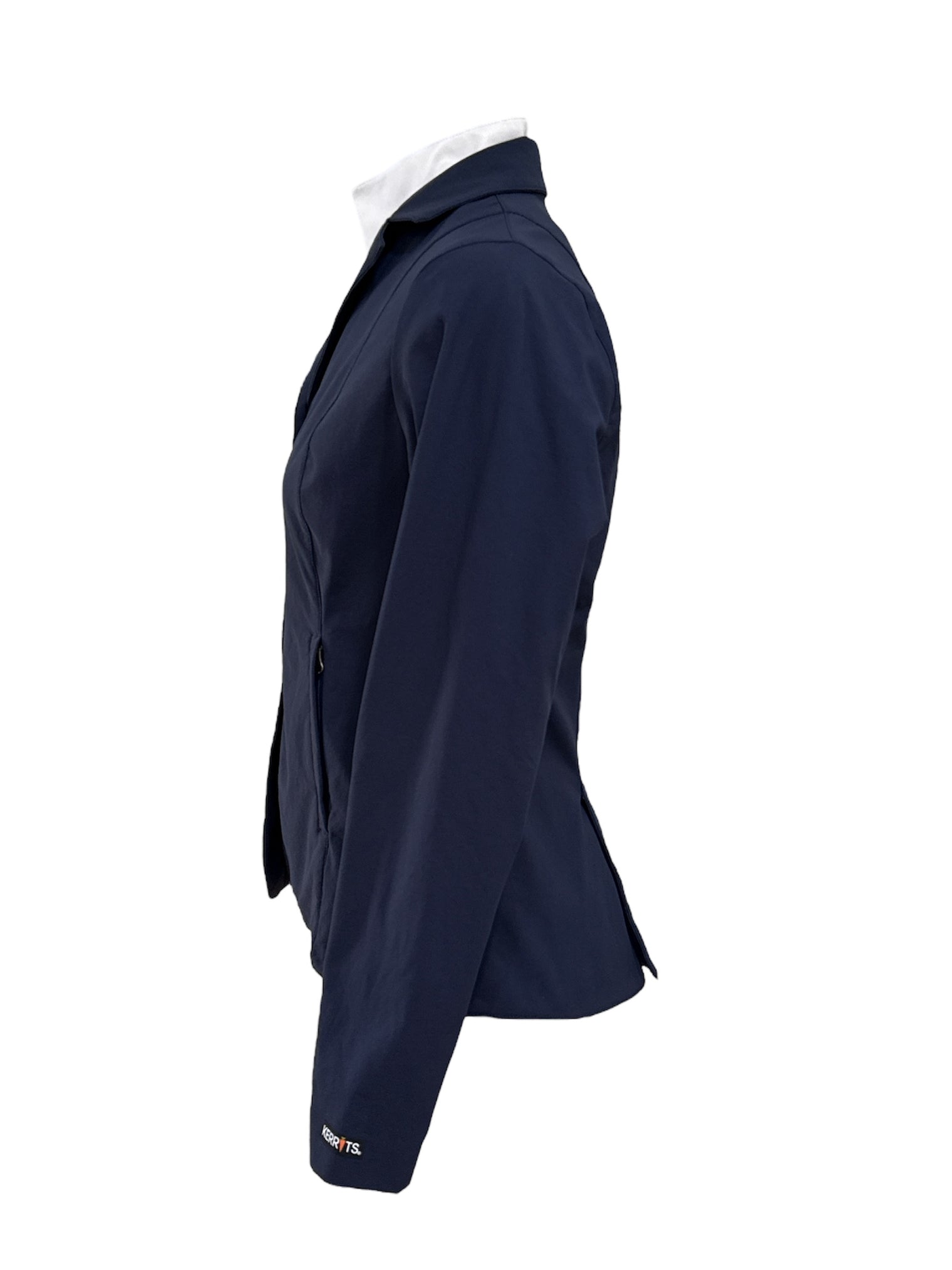 Kerrits Women's Stretch Competitor Show Coat - 3 Snap Navy Blue Size Small / Petite