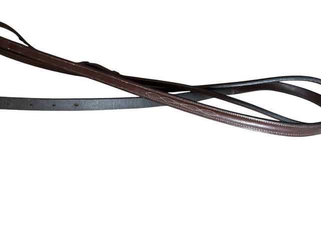 Fancy Raised Standing Martingale - Brown / Full Horse Size
