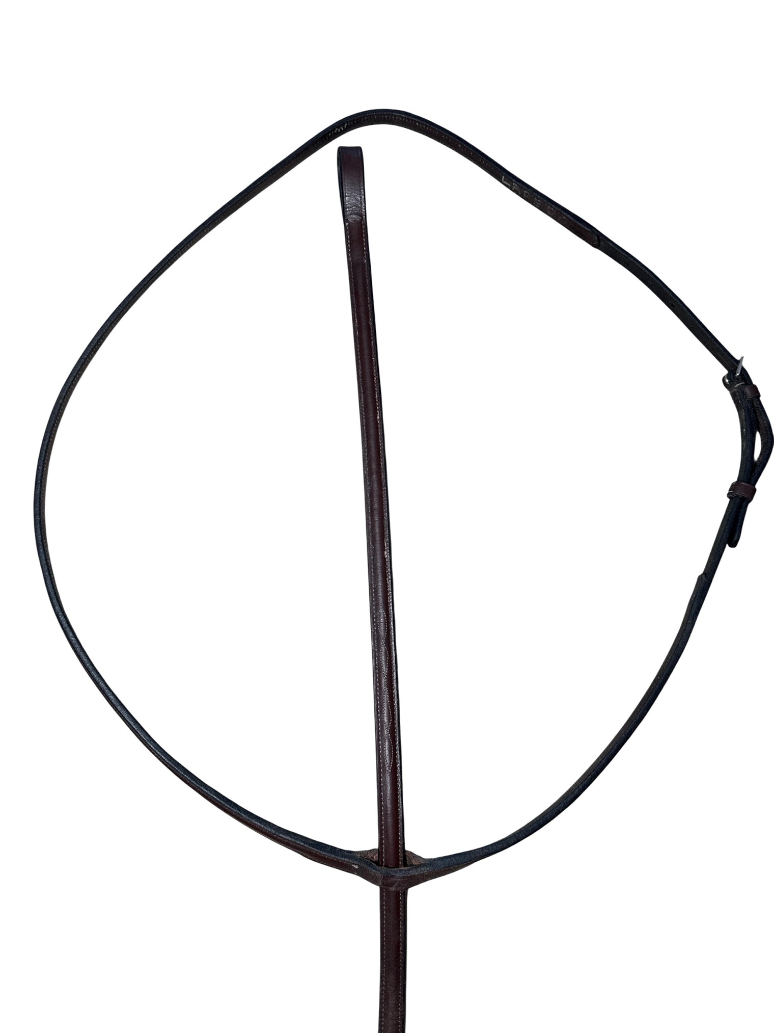 Fancy Raised Standing Martingale - Brown / Full Horse Size