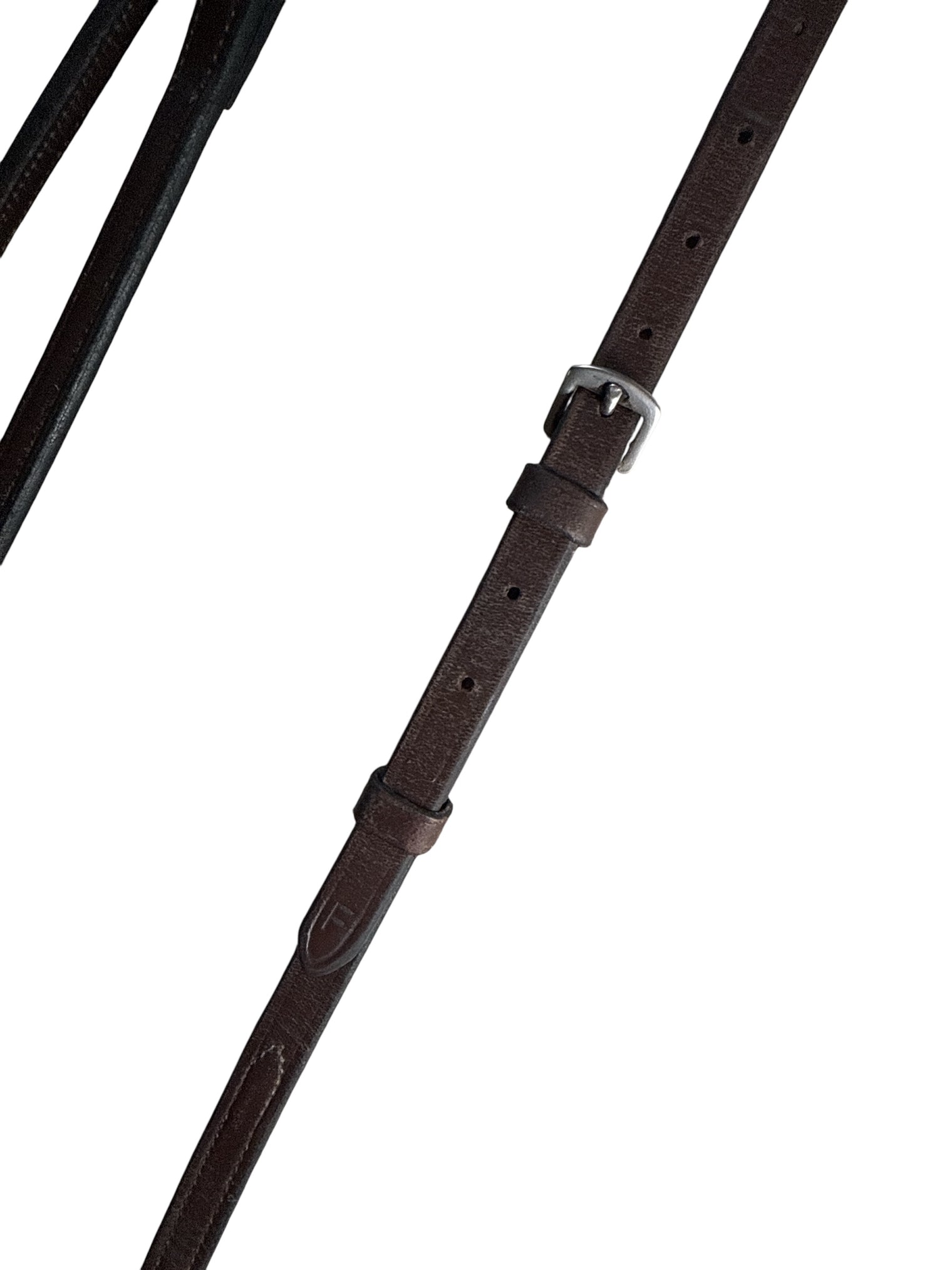 Fancy Raised Standing Martingale - Brown / Full Horse Size