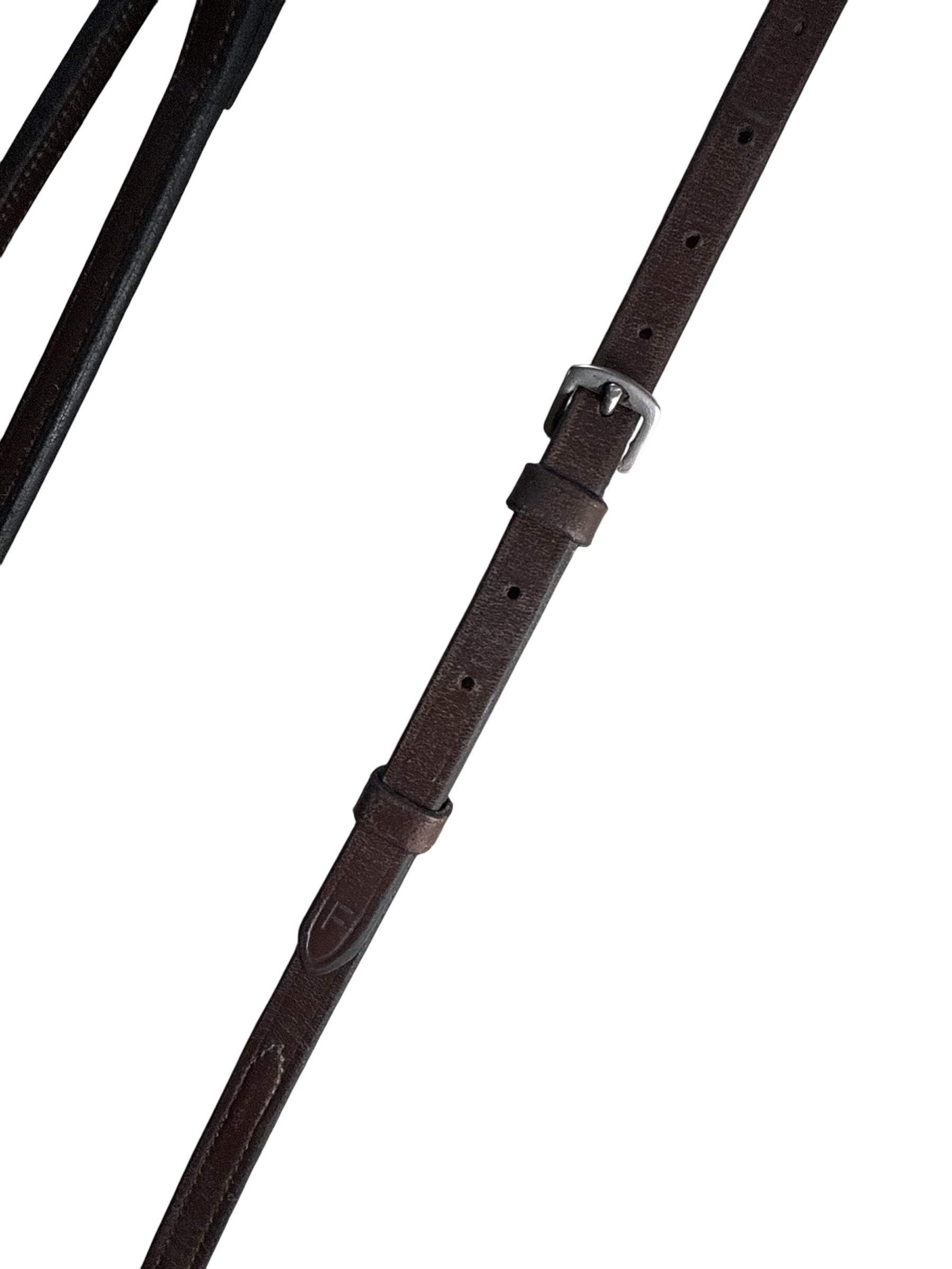 Fancy Raised Standing Martingale - Brown / Full Horse Size