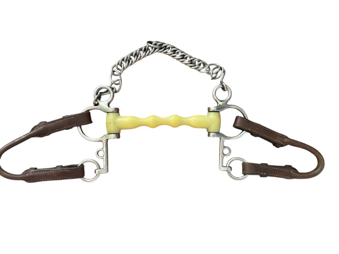 Happy Mouth Shaped Mullen Pelham Bit - 5" With Converters