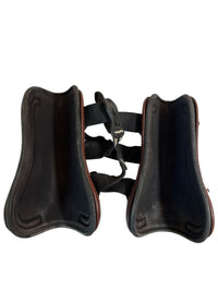 EquiFit D-Teq Open Front Horse Boots - Brown / Size Large