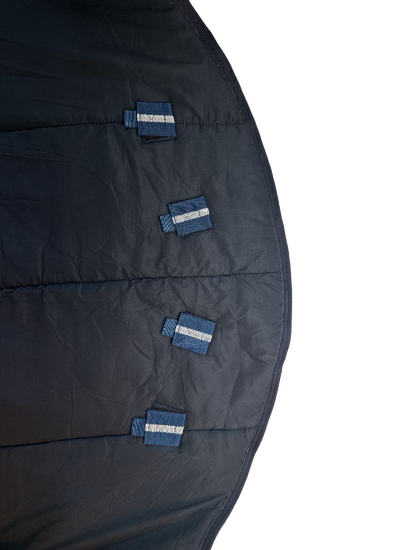 Horseware Rambo Stable Neck Cover / Hood (250g Medium) Navy / Size Large NEW