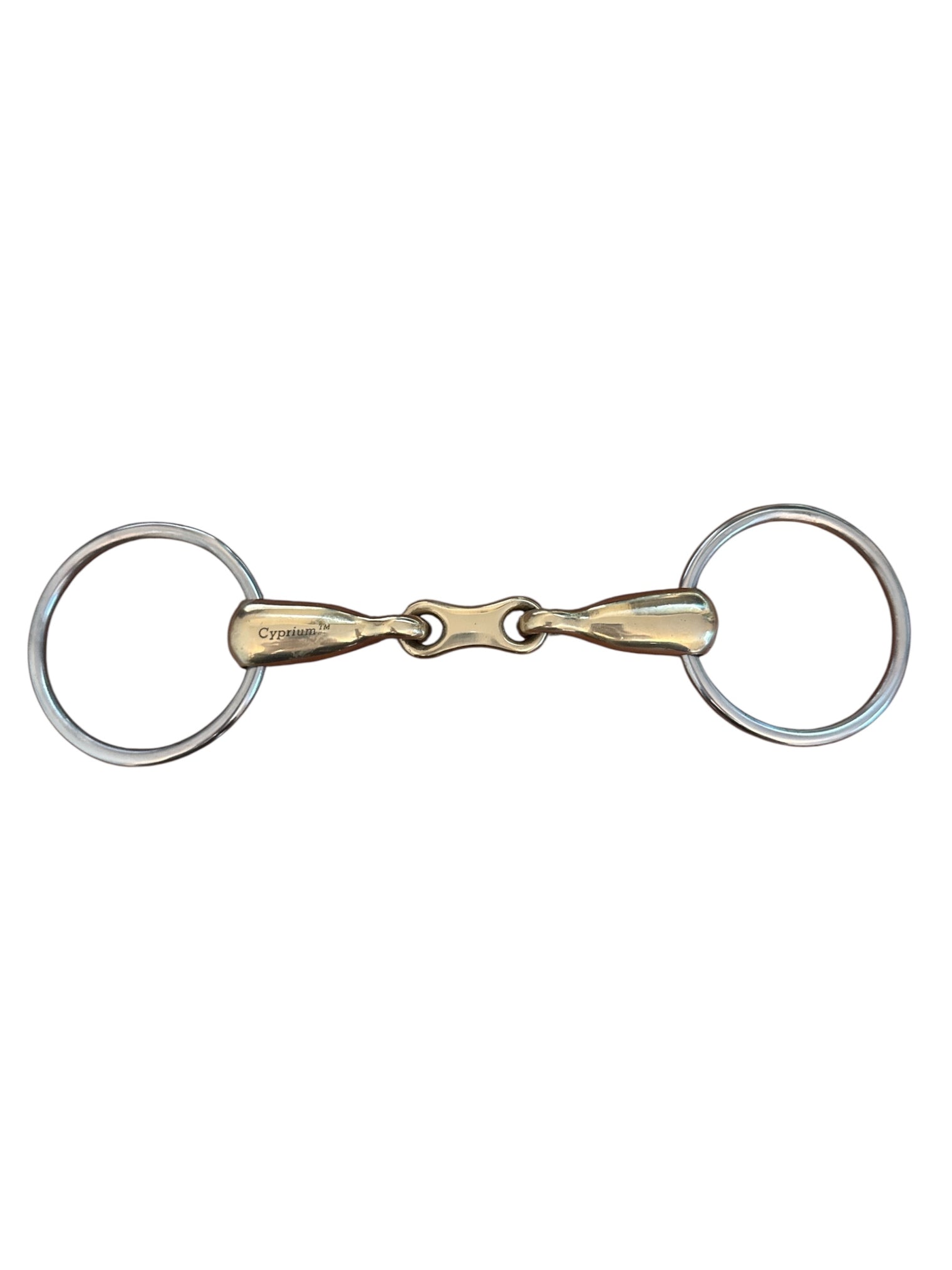 Toklat Cyprium Brass French Link Snaffle Bit - 5"
