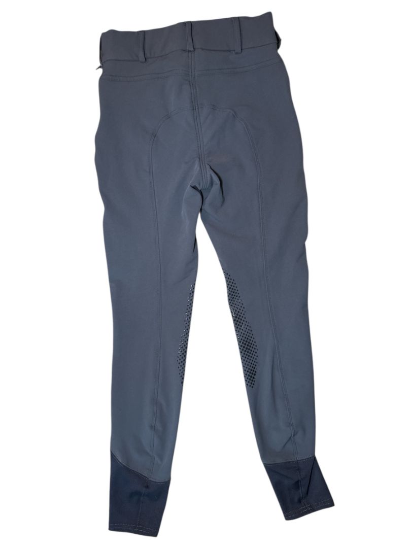 Kingsland Classic KLkadi Knee-Grip Breeches - Grey / Size EU 22 (US 22)   NEW