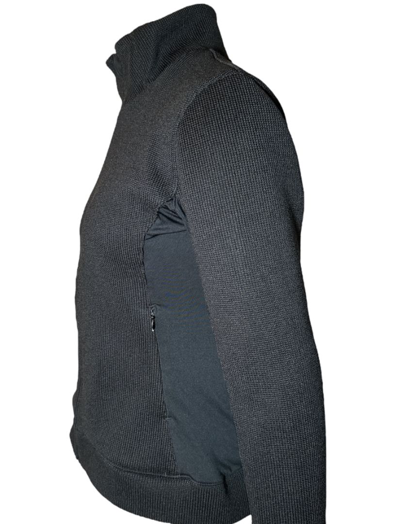 Dublin Women's Zip Up Jacket Fleece Lined - Black / Size Small